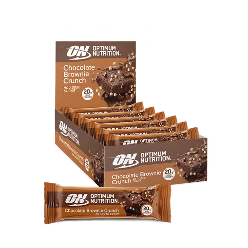 Optimum Nutrition Protein Bar Chocolate Brownie Crunch 10 x 65g image 0