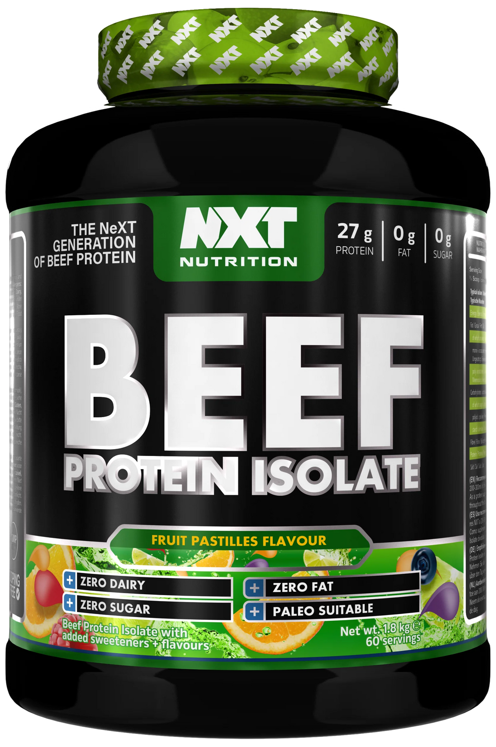 BEEF PROTEIN ISOLATE 1.8 KG - FRUIT PASTILLES image