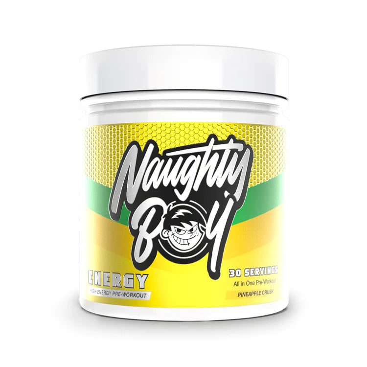 NAUGHTY BOY ENERGY PRE-WORKOUT 390g - PINEAPPLE CRUSH image