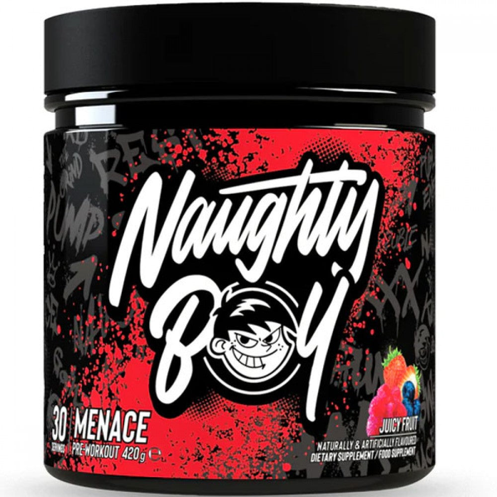 NAUGHTY BOY MENACE® PRE-WORKOUT 420G - JUICY FRUIT image