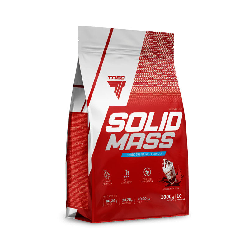 TREC GAINER SOLID MASS - 1 KG - STRAWBERRY image