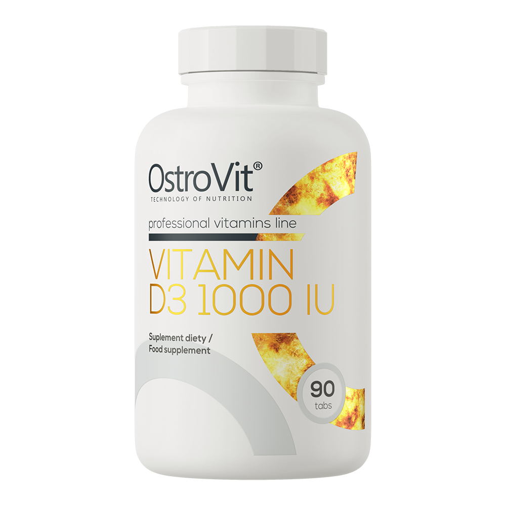 OstroVit Vitamin D3 1000 IU 90 tabs image 0