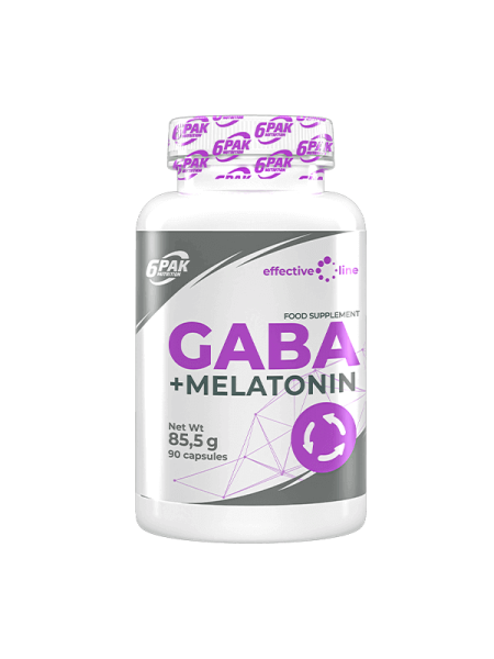 GABA + Melatonin 90 caps. image 0