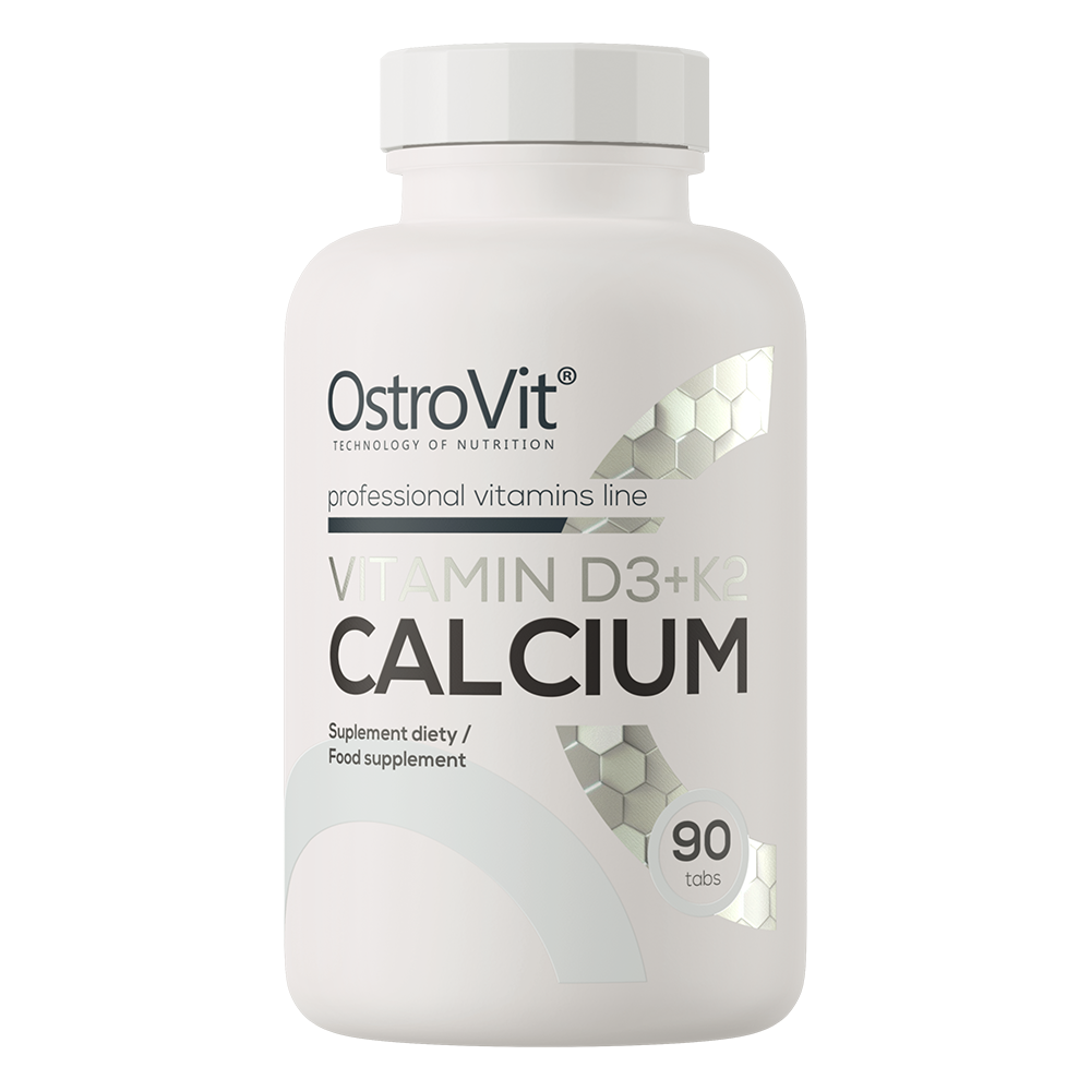 OstroVit Vitamin D3 + K2 + Calcium 90 tablets image 0