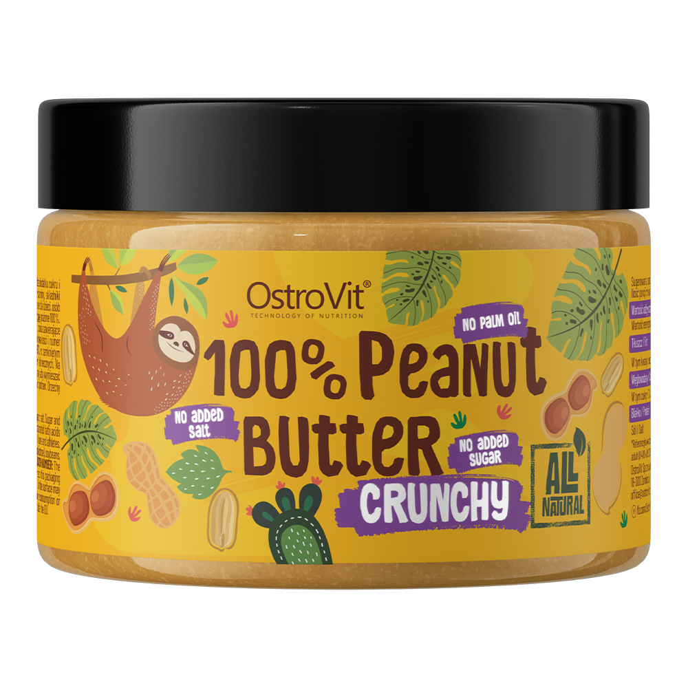 OstroVit Peanut Butter 100% crunchy 500 g image 0