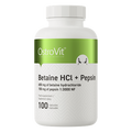 OstroVit Betaine HCl + Pepsin 100 caps image 0