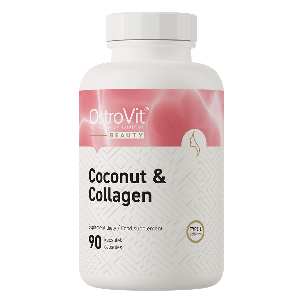 OstroVit Marine Collagen + MCT Coconut Oil 90 caps image 0