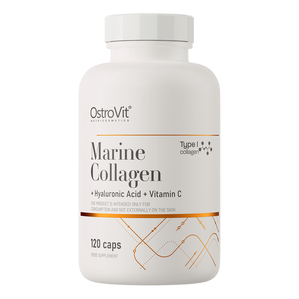 OstroVit Marine Collagen with Hyaluronic Acid and Vitamin C 120 caps image 0