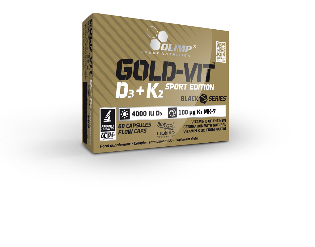GOLD-VIT D3+K2 2000 IU 60 CAPS image 0