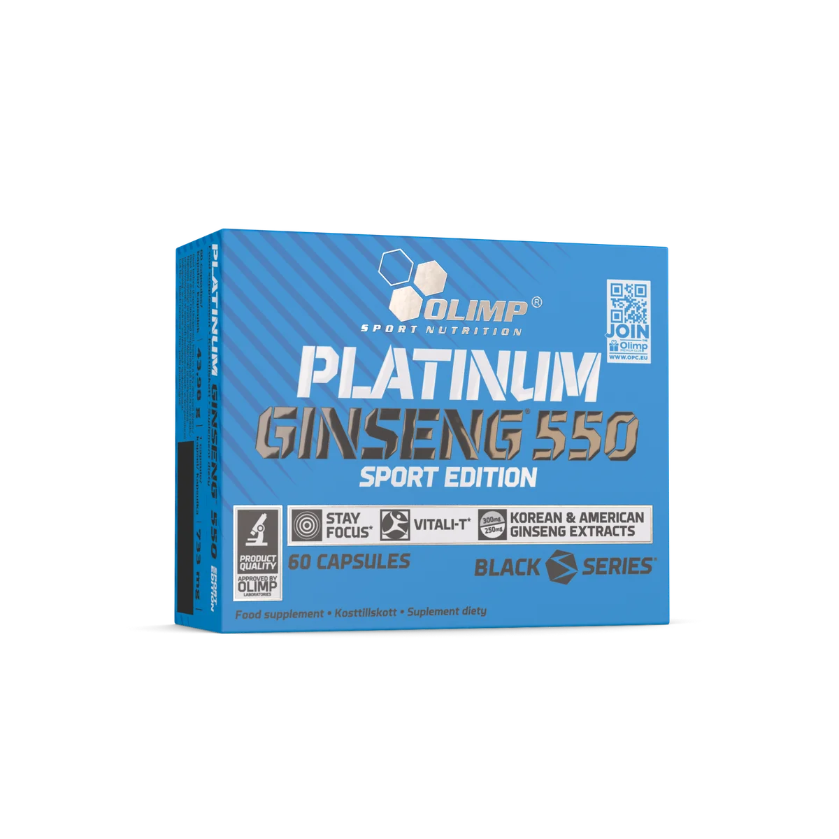 Platinum Ginseng 550 Sport Edition – 60 Caps image 0