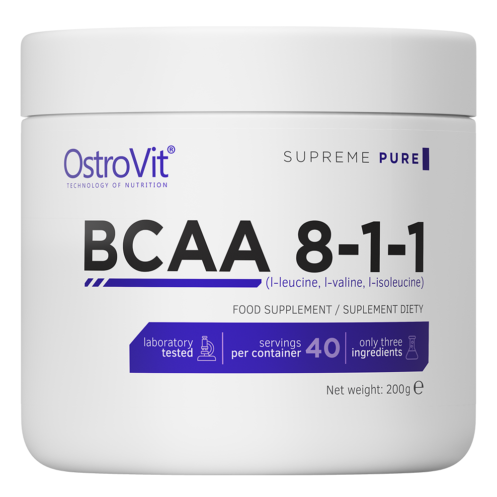 OstroVit BCAA 8-1-1 200 g - LEMON image