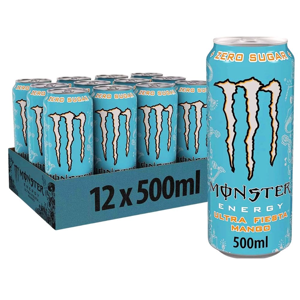 Monster Energy Drink Ultra Fiesta Mango12 x 500ml (DRS Included) image 0