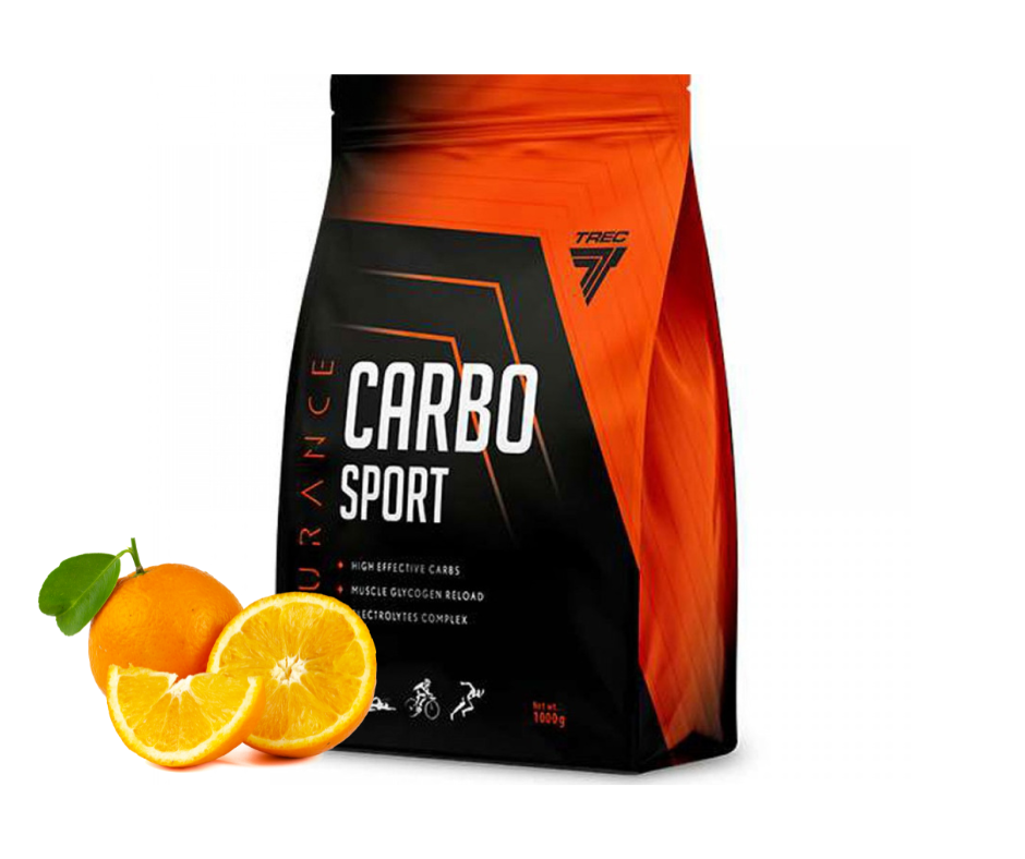 TREC ENDU CARBO SPORT 1000g BAG - ORANGE image
