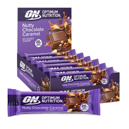 Optimum Nutrition Protein Bar Nutty Chcolate Caramel 10 x 70g image 0