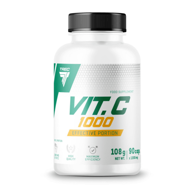 TREC VITALITY VITAMIN C 1000, 90 CAPS