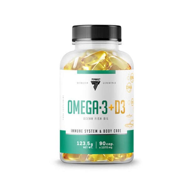 TREC OMEGA 3 + D3 – 90 CAPS