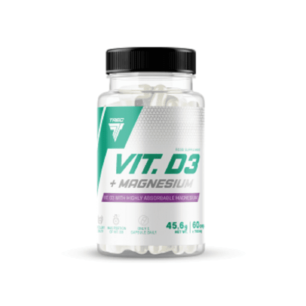 TREC VITAMIN D3 + MAGNESIUM - 60 CAPS