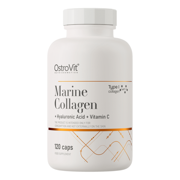 OstroVit Marine Collagen with Hyaluronic Acid and Vitamin C 120 caps