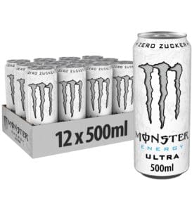 Monster Energy Ultra Zero Sugar White 500ml – 12 Pack (DRS Included)