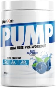 Pump Stim Free Pre Workout 495G
